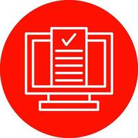 Desktop Computer Vector Icon Design