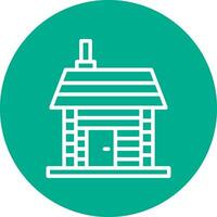 Cabin Vector Icon Design