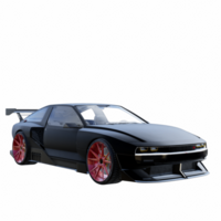 Supersportwagen isoliert 3d png