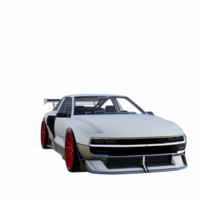 Supersportwagen isoliert 3d png