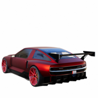 Supersportwagen isoliert 3d png