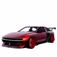 supercar geïsoleerd 3d png