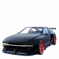 Supersportwagen isoliert 3d png