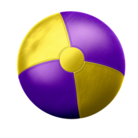 Beach ball 3d object png