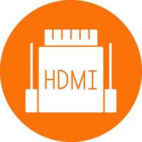 hdmi vector icono diseño