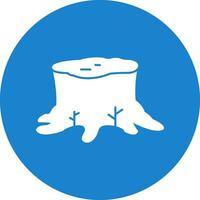 Stump Vector Icon Design