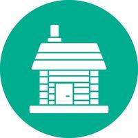 Cabin Vector Icon Design