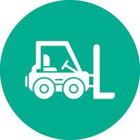 Forklift Vector Icon Design