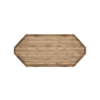 3d wooden board png