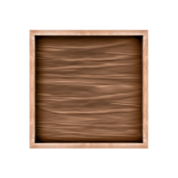 Board square 3d no background png