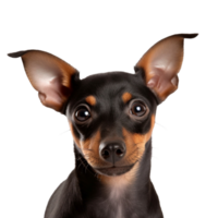 Pinscher cute dog no background png