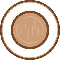 Log Vector Icon Design