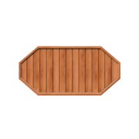 3d houten bord PNG