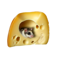 Cheese cute mouse no background png