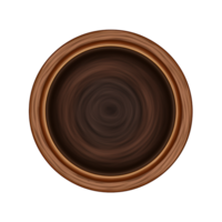 rond en bois 3d objet non Contexte png