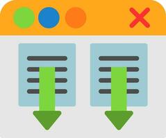 Web Browser Vector Icon Design