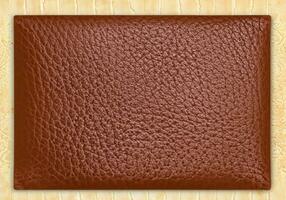 Brown leather texture background photo