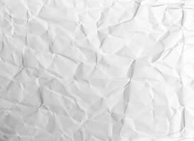 Photo view of crinkled paper texture background