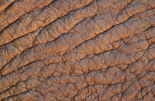 Brown leather texture background photo