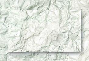 photo white crumpled paper texture background design space white tone