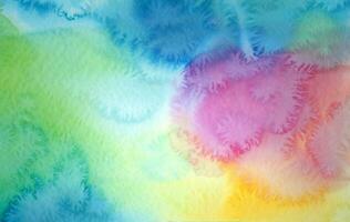 Abstract colorful watercolor for background photo