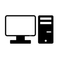 Computer icon. flat design. vector