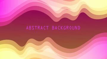 Colorful fluid dimension background dynamic wavy texture composition vector