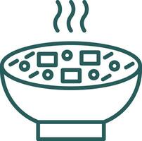 Miso Soup Vector Icon Design