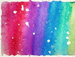 Abstract colorful watercolor background photo