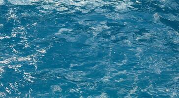 Blue water surface background photo