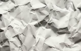 photo white crumpled paper texture background design space white tone