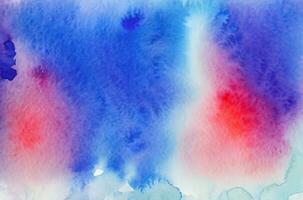 Abstract colorful watercolor for background photo