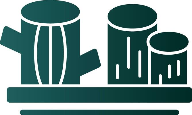 Logs Vector Icon Design