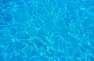 Blue water surface background photo