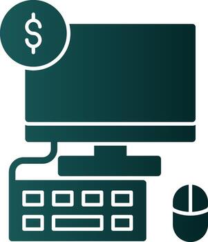 diseño de icono de vector de computadora