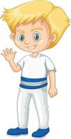 Happy Children Activities Character Design Vector