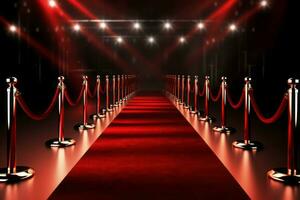 Red carpet bollywood star. Generate Ai photo