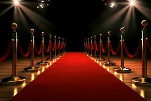 Red carpet bollywood. Generate Ai photo