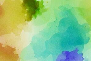 Abstract colorful watercolor background photo