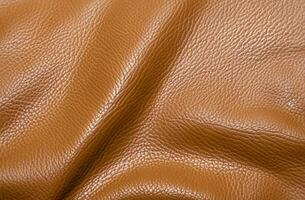 Brown leather texture background photo