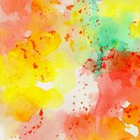 Abstract colorful watercolor for background photo