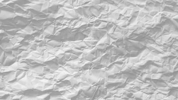 Crumpled white paper photo