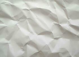 photo white crumpled paper texture background design space white tone