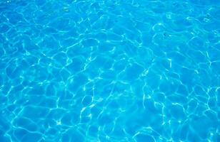 Blue water surface background photo