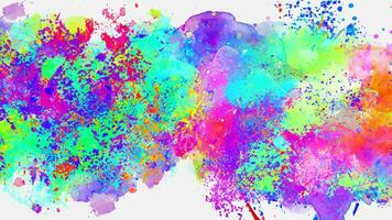 vector abstract background with a colourful watercolour splatter design photo