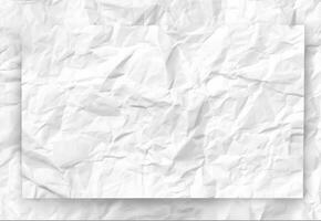 photo white crumpled paper texture background design space white tone