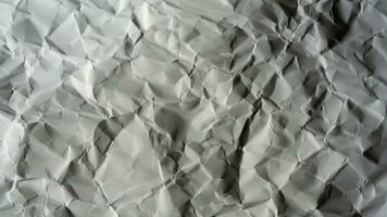 Crumpled white paper photo