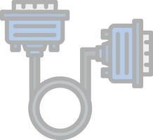 Vga cable Vector Icon Design