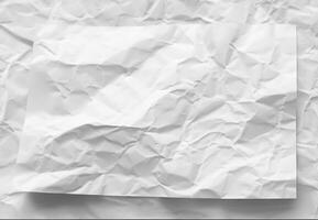 photo white crumpled paper texture background design space white tone