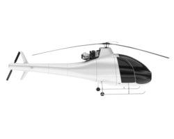 blanc avion isolé sur transparent Contexte. 3d le rendu - illustration png